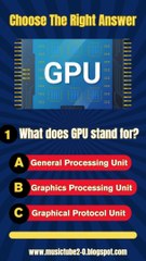 What Does GPU Stand For? | MUSICTUBE 2.0