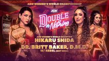 AEW Double Or Nothing 2021 - Dr. Britt Baker, D.M.D. vs Hikaru Shida (AEW Women's World Championship)