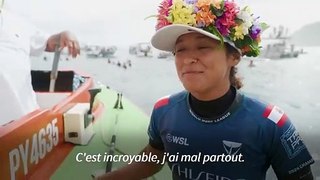 Surf: la Française Vahine Fierro, nouvelle reine de Teahupo'o à l'approche des JO