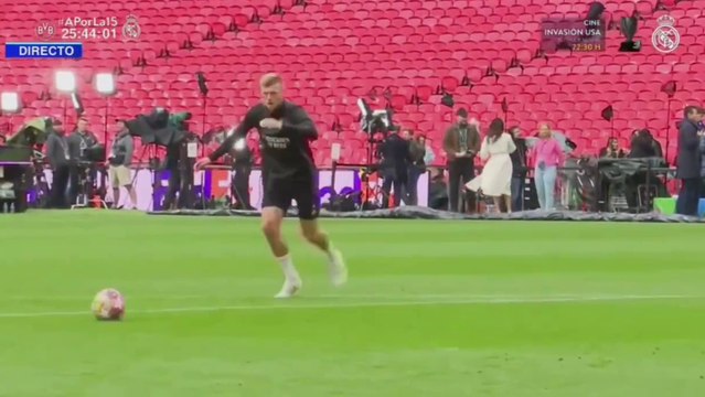 A más de uno se le ha caído la lágrima: el último minuto de Kroos en un entrenamiento con el Madrid no pudo ser más icónico