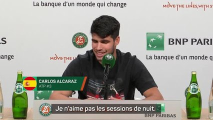 Roland-Garros - Alcaraz : "Je suis sûr que Djokovic s'est couché à 6 heures du matin"