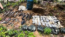 Arsenal del Clan del Golfo fue hallado bajo tierra en Necoclí