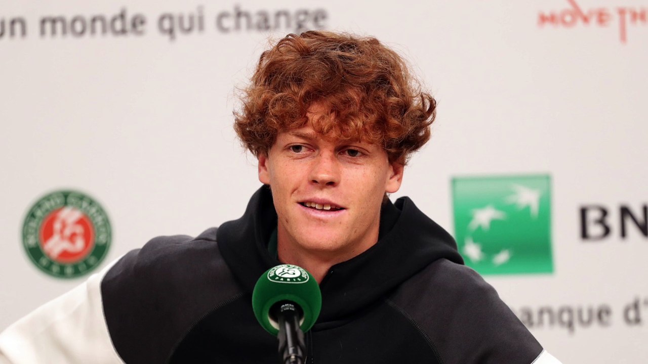 Dal Roland Garros: Parla Jannik Sinner (02 Giugno 2024)
