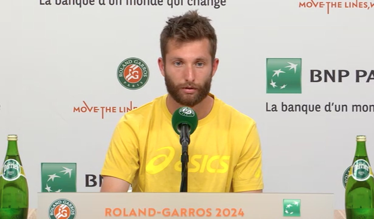Tennis - Roland-Garros 2024 - Corentin Moutet : "Je suis content d'avoir changé l'image que les gens me collaient"
