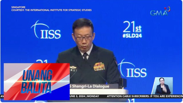 Defense minister ng China, nagparinig tungkol sa isang bansa na sumira daw sa kasunduan para sa kapayapaan sa South China Sea | Unang Balita