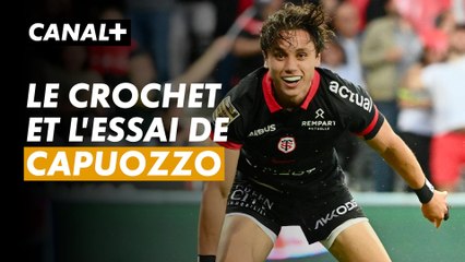 Ange Capuozzo se joue de la défense rochelaise - TOP 14 - 25ème journée