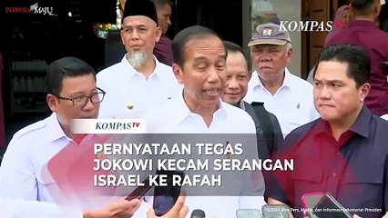 Pernyataan Tegas Presiden Jokowi Kecam Serangan Israel ke Rafah