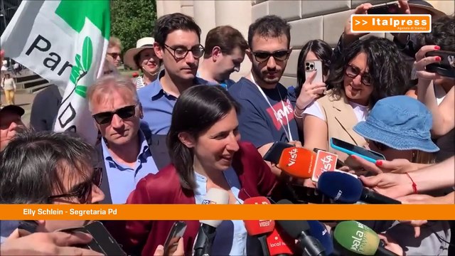 Elly Schlein dal comizio per le Europee: Pd difender? la sanit? pubblica dai tagli del governo