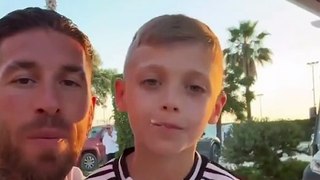 'BUENA SUERTE PARA LA CHAMPIONS; ESTOY TRISTE PORQUE TE VAS' HIJO DE SERGIO RAMOS A KROOS_1