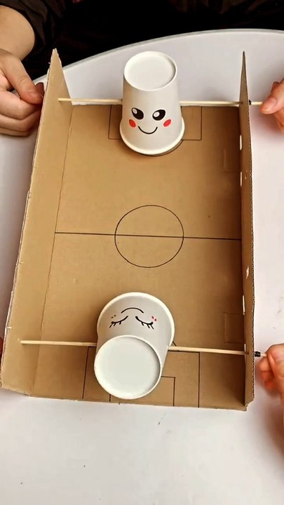 Play football match and Blast off into creativity with this DIY Toy     made from just two paper cups,C...s! Perfect for sparking imagination and fun for kids.....  Follow me for more-  @itsy_bitsy_23  @itsy_bitsy_23  @itsy_bit