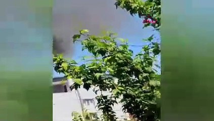 BURSA İnegöl'de bahçe deposunda çıkan yangın söndürüldü