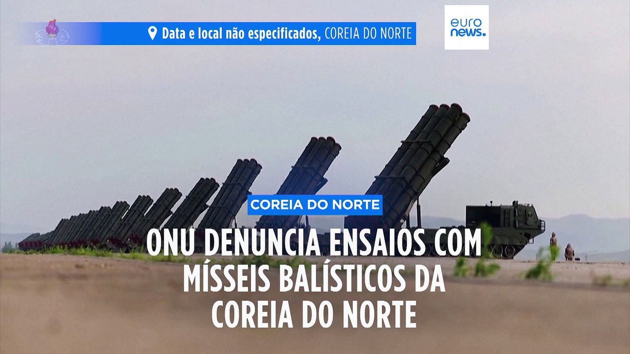ONU denuncia ensaios com mísseis balísticos da Coreia do Norte