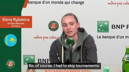 Sleep issues ease for Rybakina in City of Light