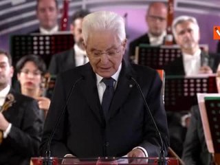 Mattarella: "Dalla Russia pericolosa corsa agli armamenti"