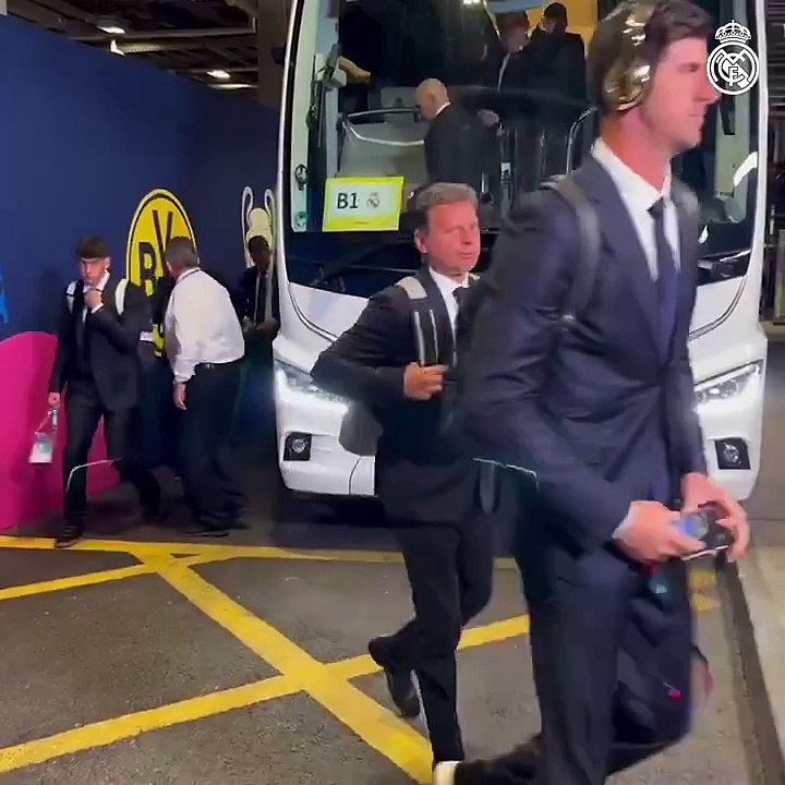 ¡La llegada del Real Madrid!