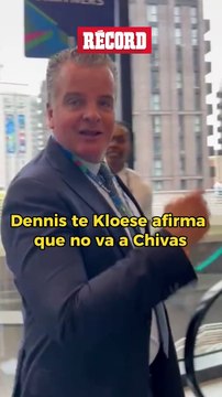 DENNIS TE KLOESE CONFIRMÓ QUE NO LLEGARÁ A CHIVAS TRAS SALIDA DE FERNANDO HIERRO