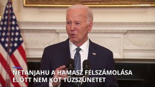 Reagált Joe Biden amerikai elnök tűzszüneti javaslatára az izraeli miniszterelnök