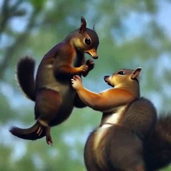 Squirrel  flies