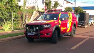 Incêndio em Salão de Festas mobiliza Corpo de Bombeiros no Riviera