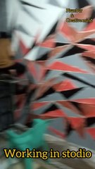 How to make 3D desine on wall