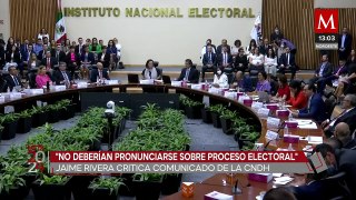 Consejero del INE reprueba posicionamiento de CNDH sobre violencia electoral