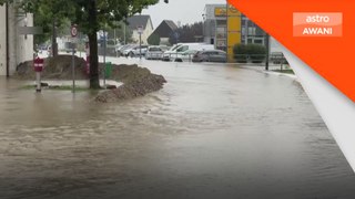 Helikopter selamatkan penduduk daripada banjir di Jerman