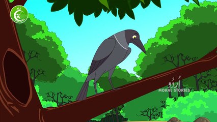 کوے کی عقلمندی  _ Urdu Moral Stories for Kids _ kids Urdu fairy Tales