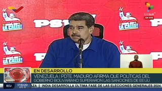 Pdte. Maduro: Hemos derrotado las sanciones de EE.UU.