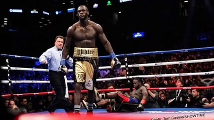 Deontay Wilder (USA) confia en enfrentar a Anthony Joshua (UK)