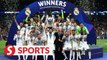 Ecstatic Real Madrid fans celebrate Champions League win at Bernabeu stadium