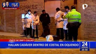 Callao: encuentran cadáver de un hombre dentro de una bolsa de plástico