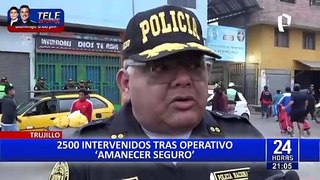 Plan Amanecer Seguro: detienen a 2500 personas en primer día de operativos policiales