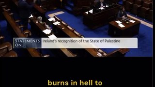 İrlandalı Vekil Gazze'deki katliamı anlatırken gözyaşlarını tutamadı