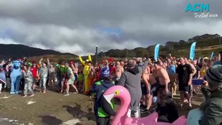 Falls Creek annual Ice Plunge for MND