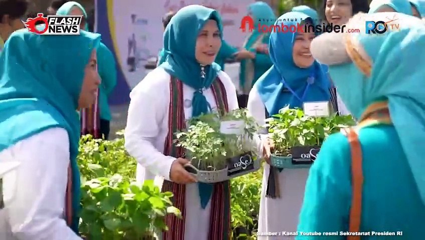 IBU IRIANA DAN ANGGOTA OASE KIM KUNJUNGAN KERJA KE NTB SOSIALISASI DAUR ULANG SAMPAH PLASTIK