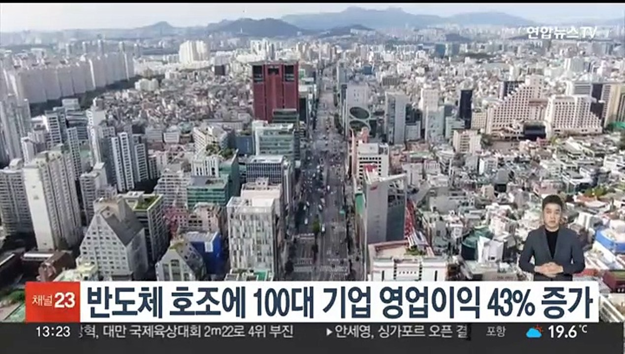 반도체·자동차 호조…100대 기업 1분기 영업익 43.1% 증가