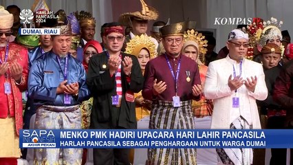 Kata Menko PMK soal Upacara Peringatan Harlah Pancasila Digelar di Dumai