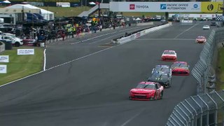 Justin Allgaier wins Stage 1 at Portland as Parker Retzlaff goes around