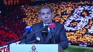 Dursun Özbek: “Önümüzdeki sene mayıs veya haziran ayında 25. şampiyonluğu ve 5. yıldızı kutlayacağız”