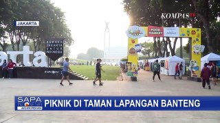 Akhir Pekan, Piknik dan Belanja UMKM di Taman Lapangan Banteng Jakarta