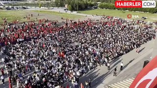 Depremin yaralarının sarıldığı İskenderun'da mezuniyet heyecanı