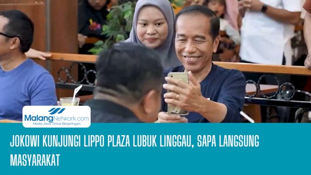 Jokowi Kunjungi Lippo Plaza Lubuk Linggau, Sapa Langsung Masyarakat
