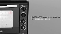 Black  Decker 2200W 70L Toaster Oven 90-230 Temp Setting Double Grill With Convection And Glass Door For SafetyMultiple Accessories Toasting Baking Broiling TRO70RDG-B5 2 Years Warranty Buy Online at Best Price in U
