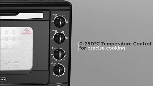 Black Decker 2200W 70L Toaster Oven 90-230 Temp Setting Double Grill With Convection And Glass Door For SafetyMultiple Accessories Toasting Baking Broiling TRO70RDG-B5 2 Years Warranty Buy Online at Best Price in U