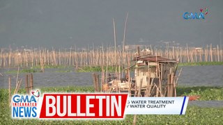 Maynilad, patuloy na inaayos ang water treatment plant sa Muntinlupa dahil sa raw water quality issue sa Laguna de Bay | GMA Integrated News Bulletin