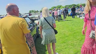 19 May 2024 Walking around and tour At the Clacton on Sea Essex classic car show display event P1