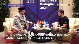 Momen Prabowo Subianto Bertemu Presiden Ukraina Volodymyr Zelensky, Bahas Apa?