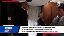 Begini Momen Menhan RI Prabowo Subianto Bertemu dengan Menteri Pertahanan Swedia