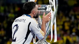 Dani Carvajal, autor del primer gol del Real Madrid: 