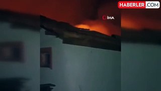 Karabük'te tek katlı ev yandı